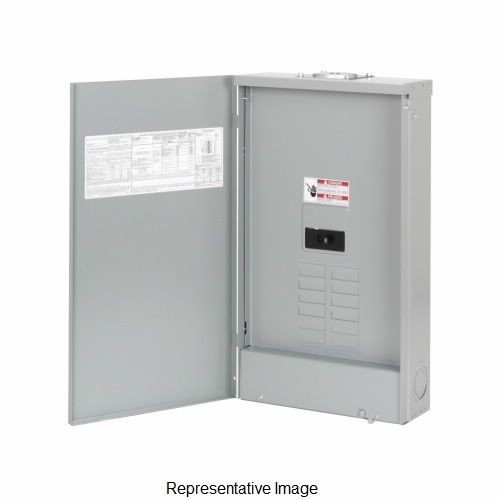 EATON BRP08B200RF 1-Phase Rainproof Main Breaker Load Center, 120/240 VAC, 200 A, 1 Poles, 10 kA Interrupt