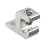 ILSCO® ClearChoice® GBL-4 Type GBL Dual Rated Lay-In Ground Lug, 14 to 4 AWG Aluminum/Copper Conductor, #10 Stud, Aluminum Alloy, Electro-Plated Tin