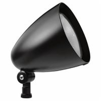 HB101BRAB HB101B HID Heavy Duty Landscape Floodlight, PAR38 Halogen Lamp, 120 VAC, Black Housing