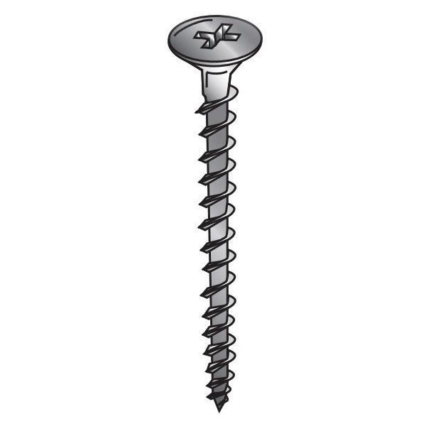 Minerallac® 79632J Drywall Screw, #6-18, Bugle Head, Phosphate Coated, Sharp Point, Phillips® Drive