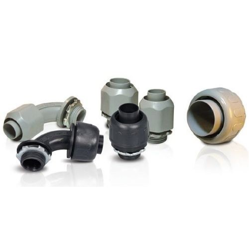 NMLT-31BLiquatite® NMLT-31B Type NMLT Liquid Tight Flexible Connector, 1/2 in Trade, 45 deg, Nylon 6, Black
