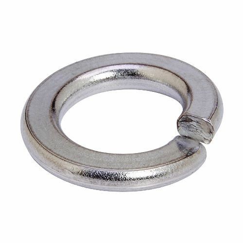B-Line 3/8LWZN Lock Washer, 3/8-16, 11/16 in OD, 0.1 in THK, Steel