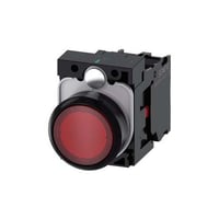 3SU11030AB201CA0Siemens 3SU11030AB201CA0 Round Illuminated Pushbutton Complete Unit With Holder, 22 mm, 1NC Contact, Flat/Flush Button Operator, Red