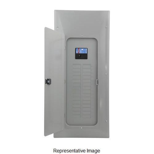 EATON BRP30B200V25 1-Phase Main Breaker Load Center, 120/240 VAC, 200 A, 1 Pole, 22 kA Interrupt