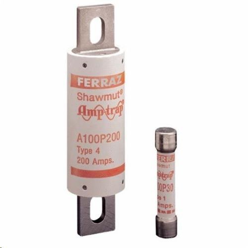Mersen AMP-TRAP® A100P100-4 High Speed North American Style Semiconductor Fuse, 100 A, 1000 VAC, 750 VDC, 100 kA Interrupt, Class: Form 101, Cylindrical/Round Body