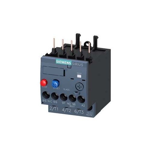 3RU21161BB0Siemens SIRIUS 3RU21161BB0 Thermal Overload Relay, 1NC-1NO Contact