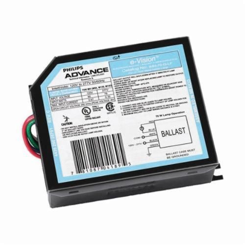 IMH70GLFMAdvance e-Vision® IMH70GLFM Electronic HID Fixed Output Metal Halide Ballast, HID Metal Halide Lamp, 70 W Lamp, 120 to 277 VAC, Pulse, 1 Ballast Factor