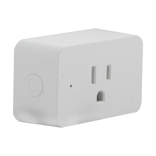S11270SATCO® S11270 STARFISH™ Smart Plug Receptacle, Dimmer, 120 V, 15 A, White