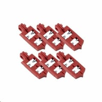 65688Brady® 65688 1-Pole Snap-On Circuit Breaker Switch Lockout Device, For Use With 120 VAC Multi-Pole Tie Bar Breaker with Hole in Switch Tongue, 1 Padlocks, 0.282 in Dia Max Padlock Shackle, LOTO-15 Nylon, Red