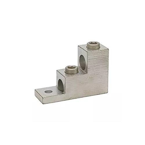 300T-2NSI 300T-2 T2 Stacked Step Panel Lug, 6 AWG to 300 kcmil Aluminum/Copper Conductor, 5/16 in Stud, 1 Bolt Holes, Aluminum