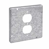 TP722Crouse-Hinds Thepitt® TP722 Box Cover, 4-11/16 in L x 4-11/16 in W, Raised Surface Cover, Steel