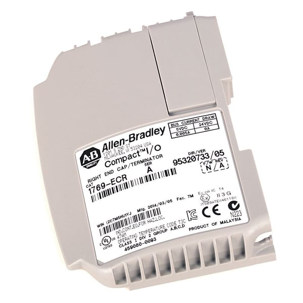 1769-ECRAllen-Bradley, 1769-ECR, Right End Cap/Terminator