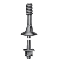 884PHUBBELL®, Insulator Crossarm Pin, 11-3/4 Inch Long, 1 Inch Thread, Galvanized Steel