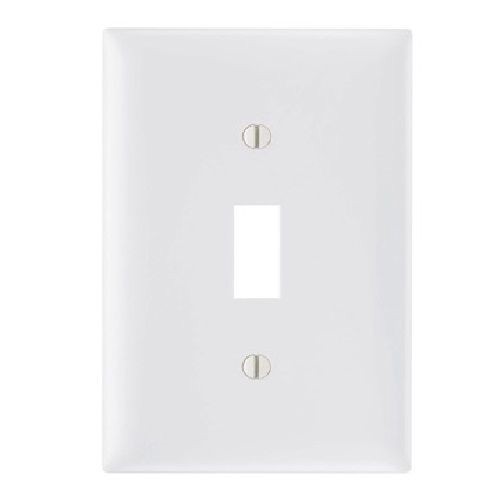 Pass & Seymour® TradeMaster® TP1-LA Standard Wallplate, 1 Gangs, 4.7 in H x 2-3/4 in W, Thermoplastic, Light Almond