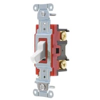 Wiring Device-Kellems Hubbell-PRO 1224W 4-Way General Purpose Heavy Duty Standard Toggle Switch, 120/277 VAC, 20 A, 1/2 hp, 5540 W