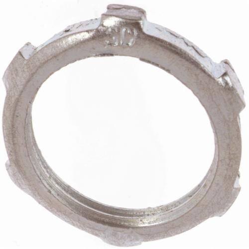 LN-112Steel City® LN-112 Conduit Locknut, 6 in, For Use With Rigid/IMC Conduit, Steel, Zinc Plated