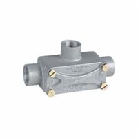 XT-3Killark® XT-1 XT Series Type T Conduit Body, 1/2 in Hub, 4.3 cu-in Capacity, Aluminum, Powder Coated