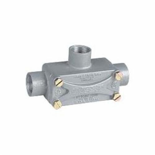 XT-3Killark® XT-1 XT Series Type T Conduit Body, 1/2 in Hub, 4.3 cu-in Capacity, Aluminum, Powder Coated