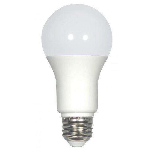 SATCO® S29835 Type A LED Lamp, 10 W, 60 W Incandescent Equivalent, E26 Medium A19 LED Lamp, 800 Lumens