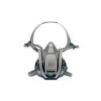 70001282413M™ 051131-49492 6500QL Series Reusable Rugged Comfort Half Facepiece Respirator, L, 4-Point Quick Latch Suspension, Bayonet Connection, Resists: Acid Gas/Ammonia/Chlorine/Formaldehyde/Hydrogen Fluoride/Mercury Vapor/Methylamine/Organic Vapor