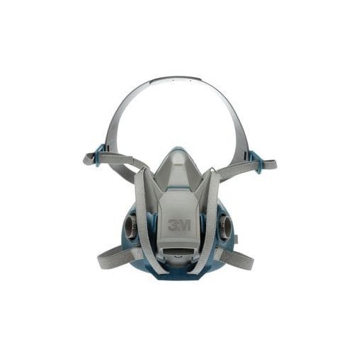 70001282413M™ 051131-49492 6500QL Series Reusable Rugged Comfort Half Facepiece Respirator, L, 4-Point Quick Latch Suspension, Bayonet Connection, Resists: Acid Gas/Ammonia/Chlorine/Formaldehyde/Hydrogen Fluoride/Mercury Vapor/Methylamine/Organic Vapor