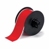 Brady® B30C-2250-595-RD B30 Thermal Transfer Vinyl Tape, 2-1/4 in W, Red, B-595 Vinyl