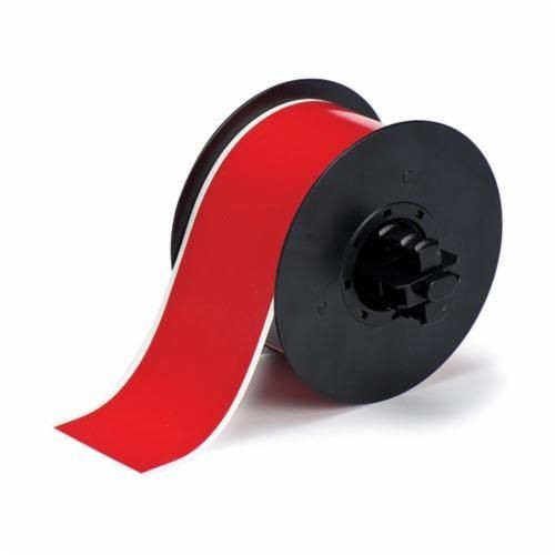 Brady® B30C-2250-595-RD B30 Thermal Transfer Vinyl Tape, 2-1/4 in W, Red, B-595 Vinyl