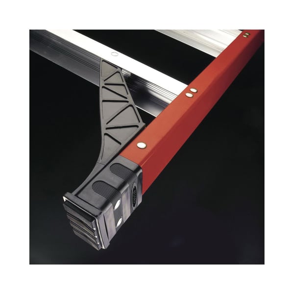 6312WERNER® 6310 6300 Type IAA Single Sided Step Ladder, 10 ft H Ladder, 375 lb Load, 9 Steps, Fiberglass