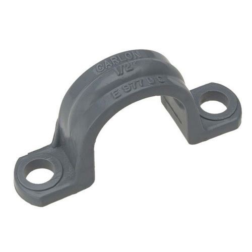 Carlon® E977DC 2-Hole Non-Metallic Conduit Clamp, 1/2 in Conduit, PVC