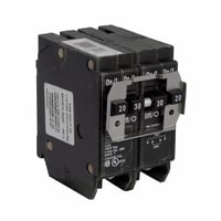 BRDC230240EATON BRDC230240 Type BR Quadplex Circuit Breaker, 120/240 VAC, 30 to 40 A, 10 kA Interrupt, 4 Poles, Common Trip