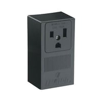 5378-P00Leviton® 5378-P00 Grounding Single Straight Blade Receptacle, 250 VAC, 50 A, 2 Poles, 3 Wires, Black