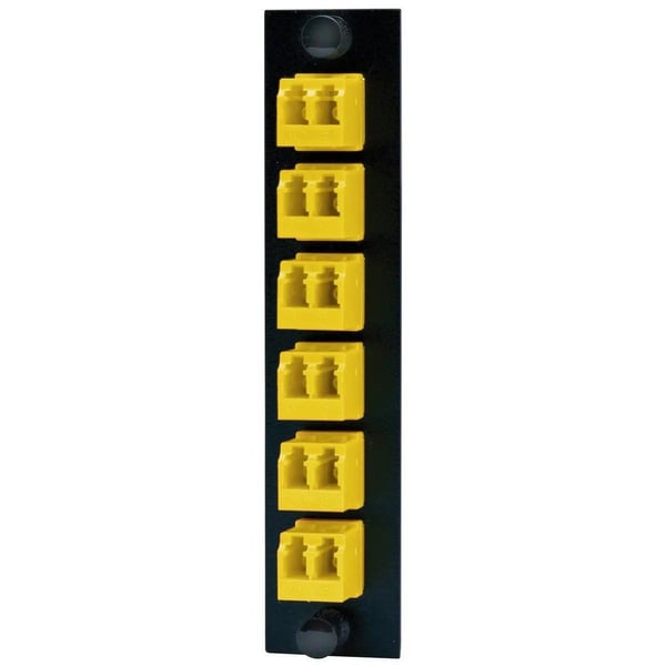 FSPNLCDS6YPREMISE WIRING FSPNLCDS6Y FSP Adapter Panel Fiber Connectors, LC Duplex End A, (12) Fiber Multi-Mode/Single-Mode Fiber