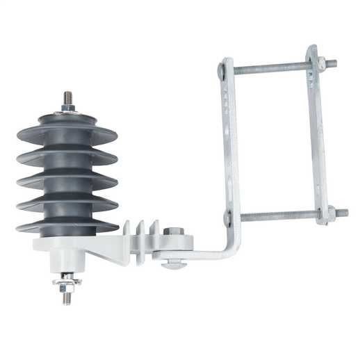2216097224OHIO BRASS 2216097224 PVR Optima Riser Pole Distribution Surge Arrester, 10 kV Duty Cycle, 23.1/24.1/25.1/27/29.8/34.6 kV Maximum Discharge, 8.4 kV Operating, ESP™ Polymer