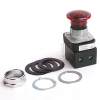 800T-QMH2RD1Allen-Bradley, 800T-QMH2RD1, 30.5mm Type 4/13 Mom. Contact PB-Illum., Red, Mushroom Hd, LED, 12-130V AC/DC, 1 NO