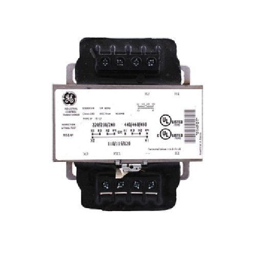 GE 9T58K0090 Core/Coil Dry Fully Encapsulated Power Transformer, 208/277/380 VAC Primary, 115/95 VAC Secondary, 0.5 kVA Power Rating, 50 Hz, 1 ph Phase