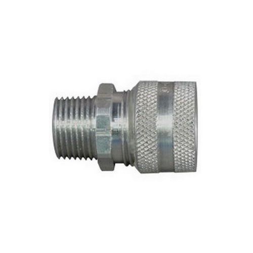 Appleton® CG-5050 CG Series Strain Relief Straight Cord Connector, 1/2 in Trade, 1/2 to 5/8 in Cable Openings, Aluminum, Natural