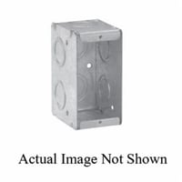 TP686Crouse-Hinds TP684 Welded Masonry Box, Steel, 46.5 cu-in Capacity, 3 Gangs, 18 Knockouts
