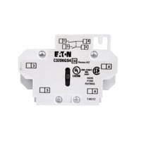 EATON C320KGS4 Auxiliary Contact, 600 VAC, 10 A, 2 Contacts