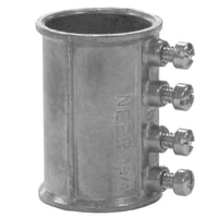 Data-Spec SheetAppleton® NEER™ TC-512 TC-500 Straight Set Screw Coupling, 3/4 in, For Use With EMT Conduit, Die Cast Zinc
