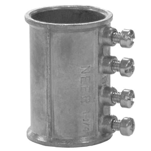 Data-Spec SheetAppleton® NEER™ TC-512 TC-500 Straight Set Screw Coupling, 3/4 in, For Use With EMT Conduit, Die Cast Zinc