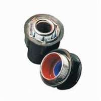 Plasti-Bond RedH2OT® PR5337 Straight Liquid Tight Connector, 2 in Trade, Ferrous Metal, PVC Coated