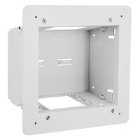 PREMISE WIRING netSELECT® NSAV62M 2-Gang In-Wall FPTV Connection Enclosure, Steel