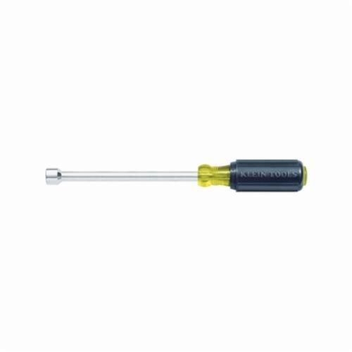 646-3/8Klein® Cushion-Grip® 646-11/32 Nutdriver, 11/32 in, Hollow Shank, Cushion Grip Handle, ANSI/ASME Specified, Polished Chrome