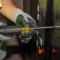 32307Klein® 32307 27-in-1 Tamperproof Multi-Bit Screwdriver, 1 Pieces, 3/32 to 1/4 in, 2 to 5 mm, T7 to T30, T40, TS6 to TS10, SP4 to SP10 Range, Cushion Grip Handle, Stainless Steel