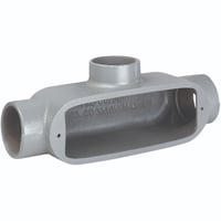 Killark® Duraloy® 5 OT-4 O Series Type T Conduit Body, 1-1/4 in Hub, 5 Form, 32 cu-in Capacity, Aluminum, Powder Coated