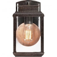 BRN8406IBQuoizel Inc BRN8406IB Byron Outdoor Lantern, 100 W, A19 Medium Lamp Base Incandescent Lamp, Rectangle Shape