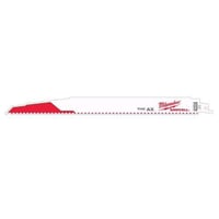 Milwaukee® SAWZALL® AX™ 48-00-5027 Demolition Tapered Back Reciprocating Saw Blade, 12 in L x 1 in W, 5 TPI, Bi-Metal Body, Universal/Toothed Edge Tang