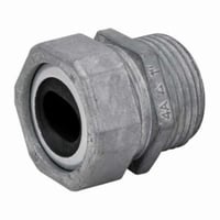 Madison Electric LWC-1502 Watertight Connector With Rubber Grommet, 1-1/2 in Knockout, 0.70 x 1.20 in Minimum, 0.86 x 1.34 in Maximum Clamp Opening, 2/0 AWG Conductor, Die Cast Zinc
