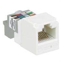 CJ688TPYLPanduit® PanNet® TX6™ Plus CJ688TPOR 1-Slot 8-Position 8-Wire Universal TP Style Unshielded Jack Module, Cat 6 RJ45/Mini-Com® Module, Surface Mount, 1 Port, ABS/Polycarbonate, Orange
