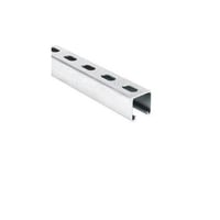 B-Line BFV22SH-120 Slotted Single Strut Channel, 7/8 in L x 9/16 in W Slots, 2 in Slot Spacing, 1/4 in THK, 120 in L